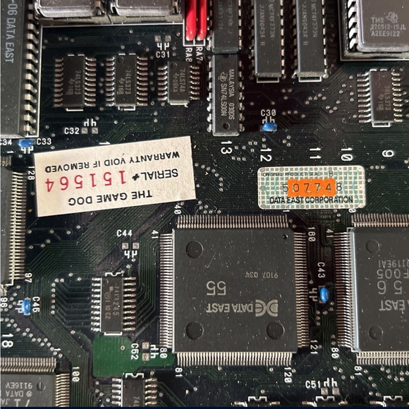 Mutant Fighter Data East Jamma Arcade Game PCB Motherboard C15B - Picture 5 of 11